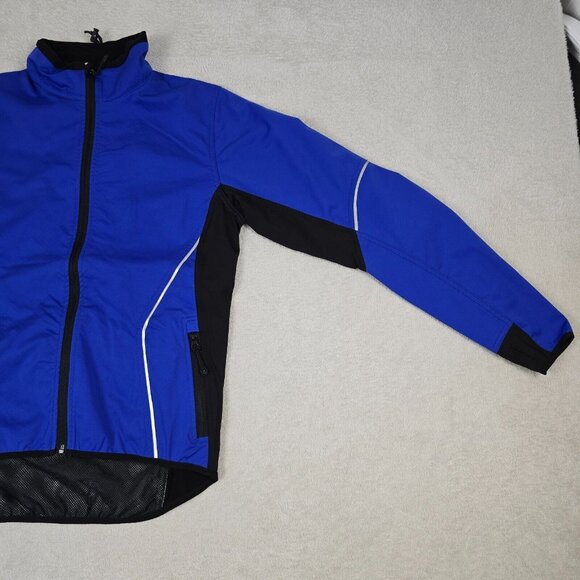 Zorrel Jacket Womens Medium Blue Weather Series Zip Pockets Reflective Coat - Picture 3 of 16